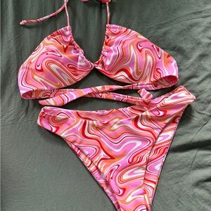 Aurelle Swirl Bikini Set